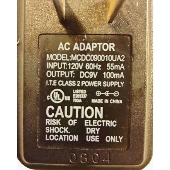 AC DC Adaptor Input 120V 60 Hz output 12 V 500mA mixed lot 3 untested - Picture 2 of 14